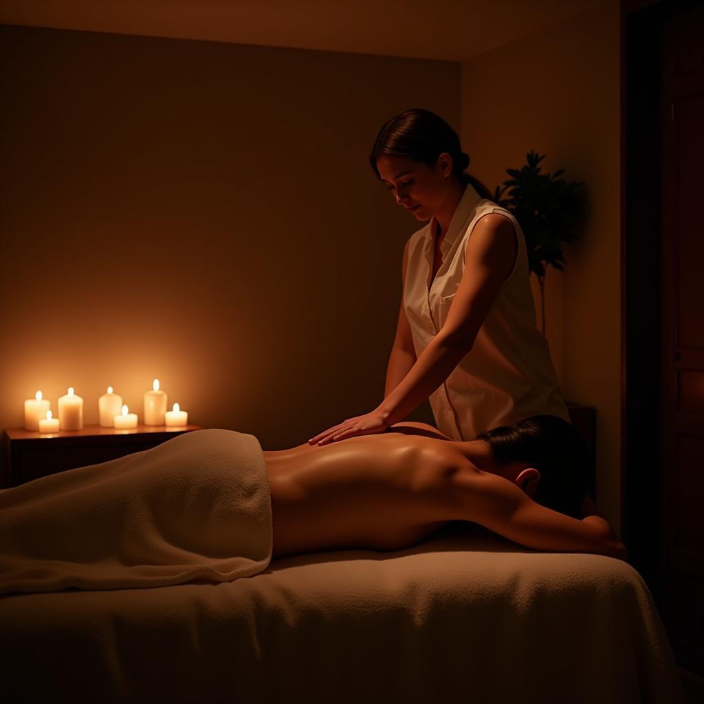 Relaxing massage at Atharva Spa Hyderabad Telangana