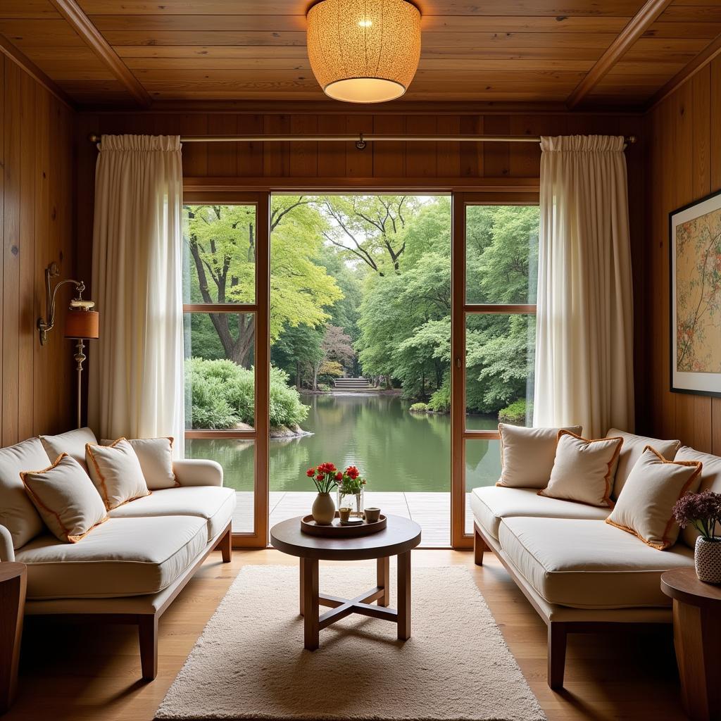 Tranquil Relaxation Area at a Crown Hotel Spa