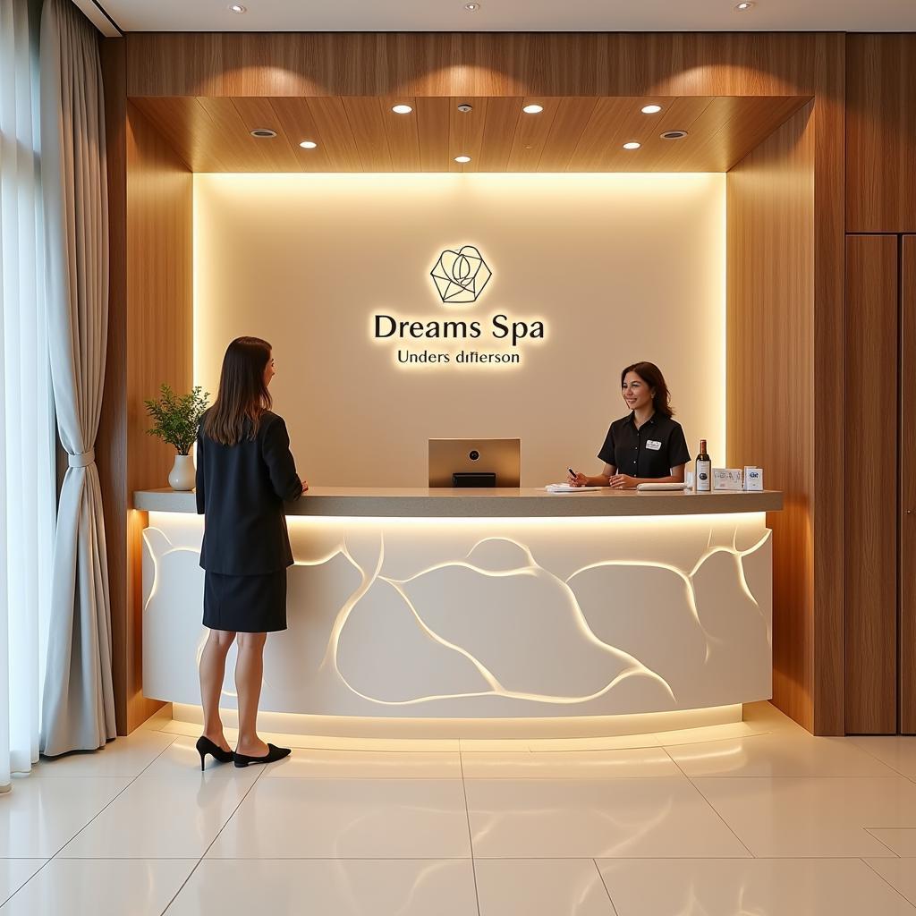 Dreams Spa Madipakkam Reception Area