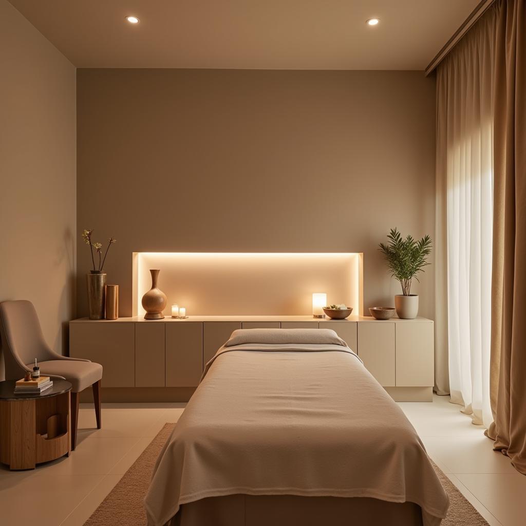 Serene Treatment Room in Milan Spa Hotel