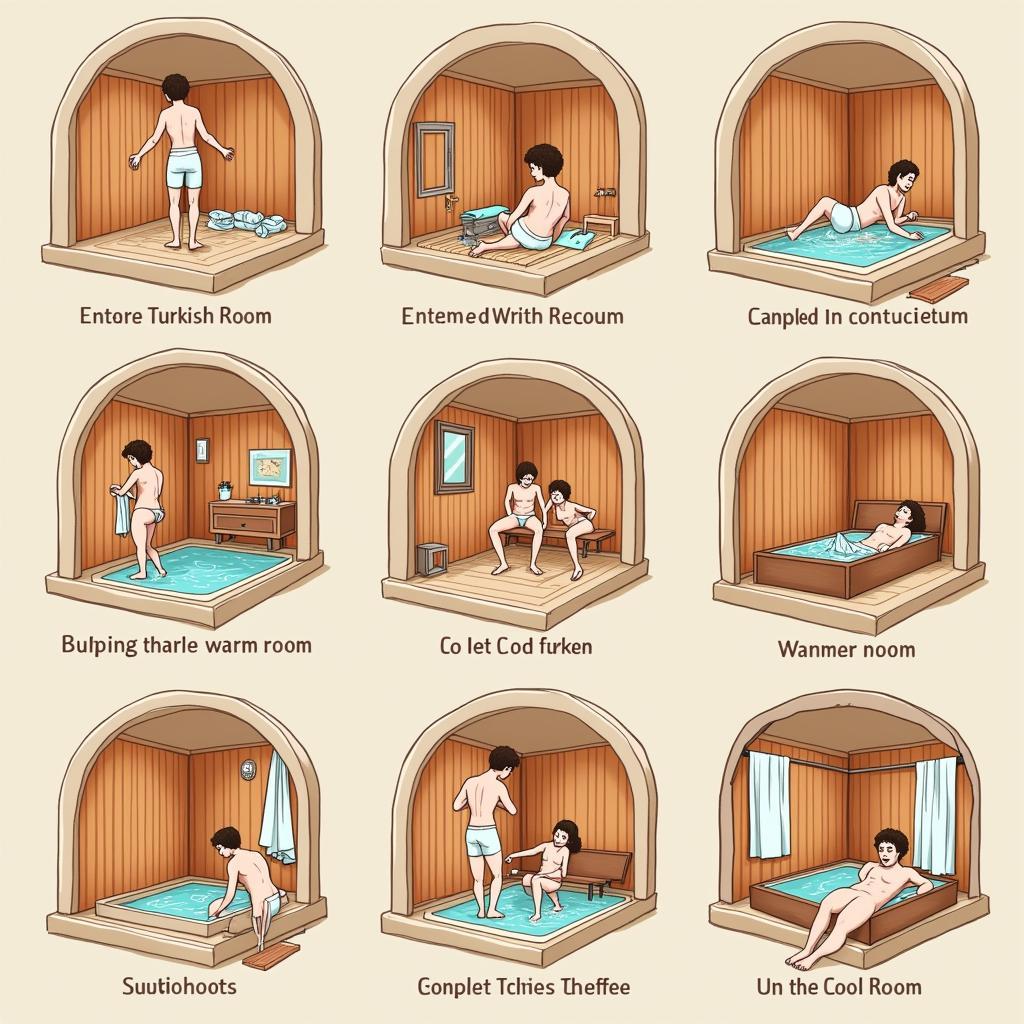 Turkish Bath Ritual Steps