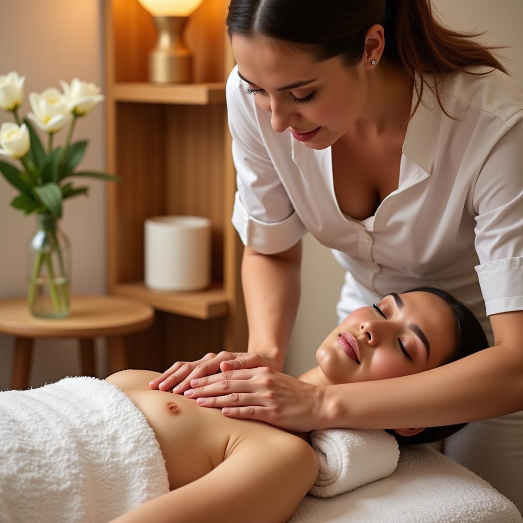 Relaxing massage therapy at an affordable spa in Mumbai