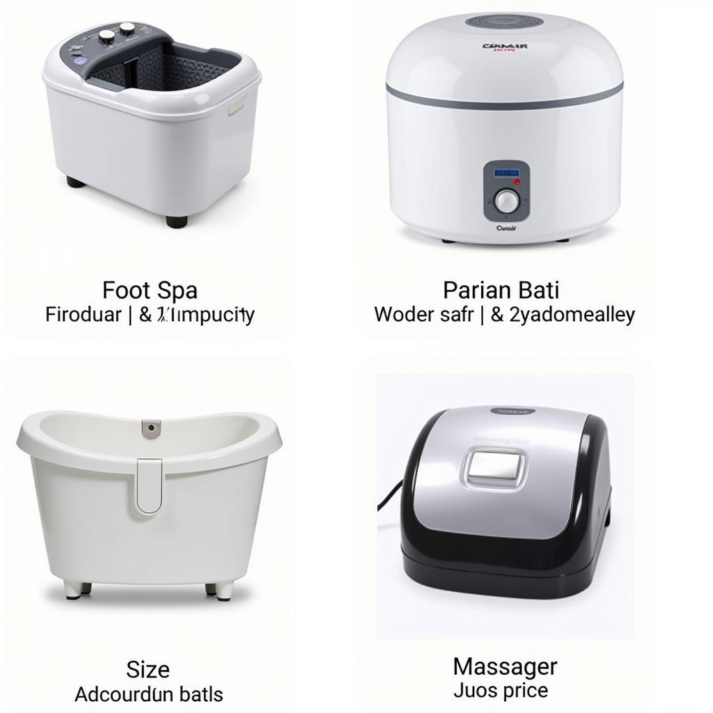 Factors to consider when choosing a Conair Spa product.