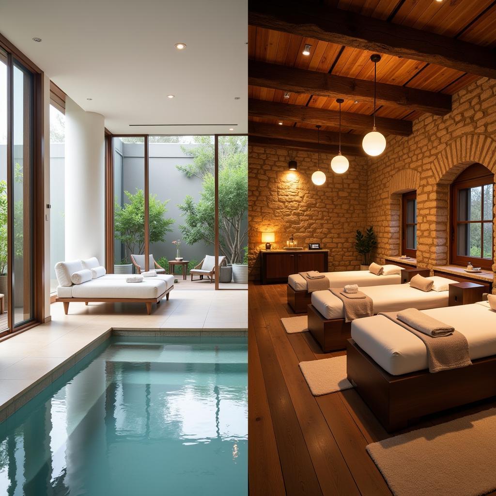 Comparing Two Spas: A Visual Guide