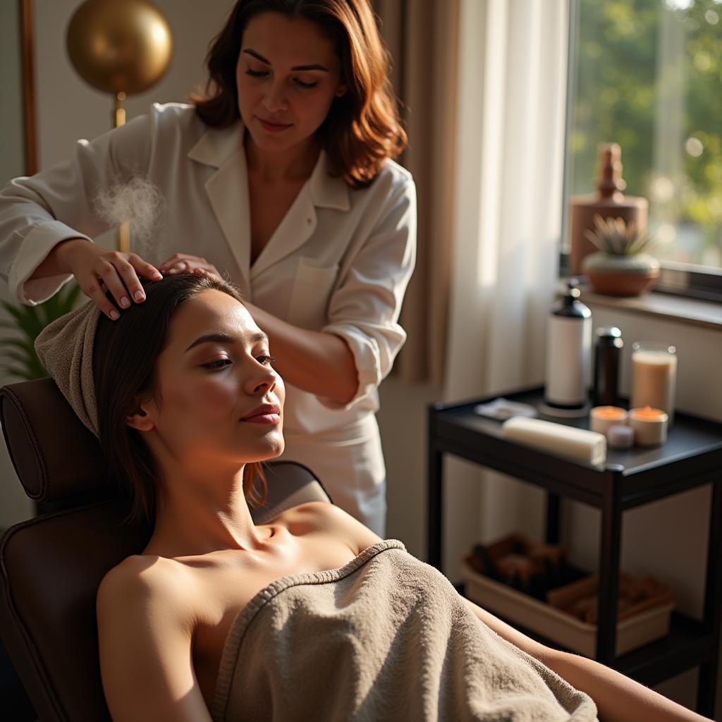 Luxurious Hair Spa Treatment in Qatar