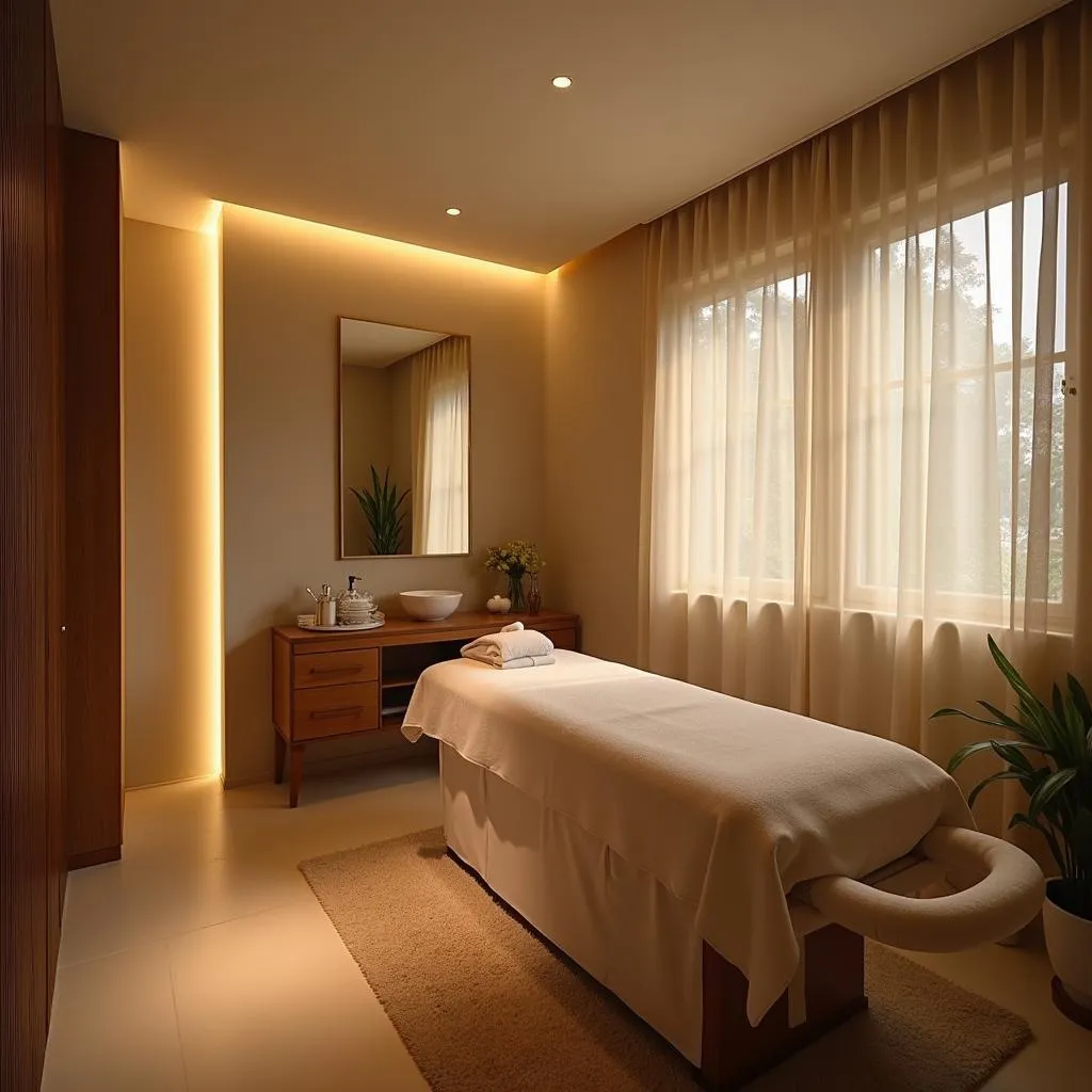 Accenture Spa Treatment Room with Serene Ambience