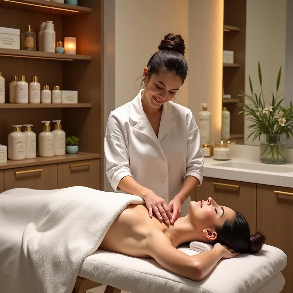 A variety of spa treatments offered at an Aeffe retail spa