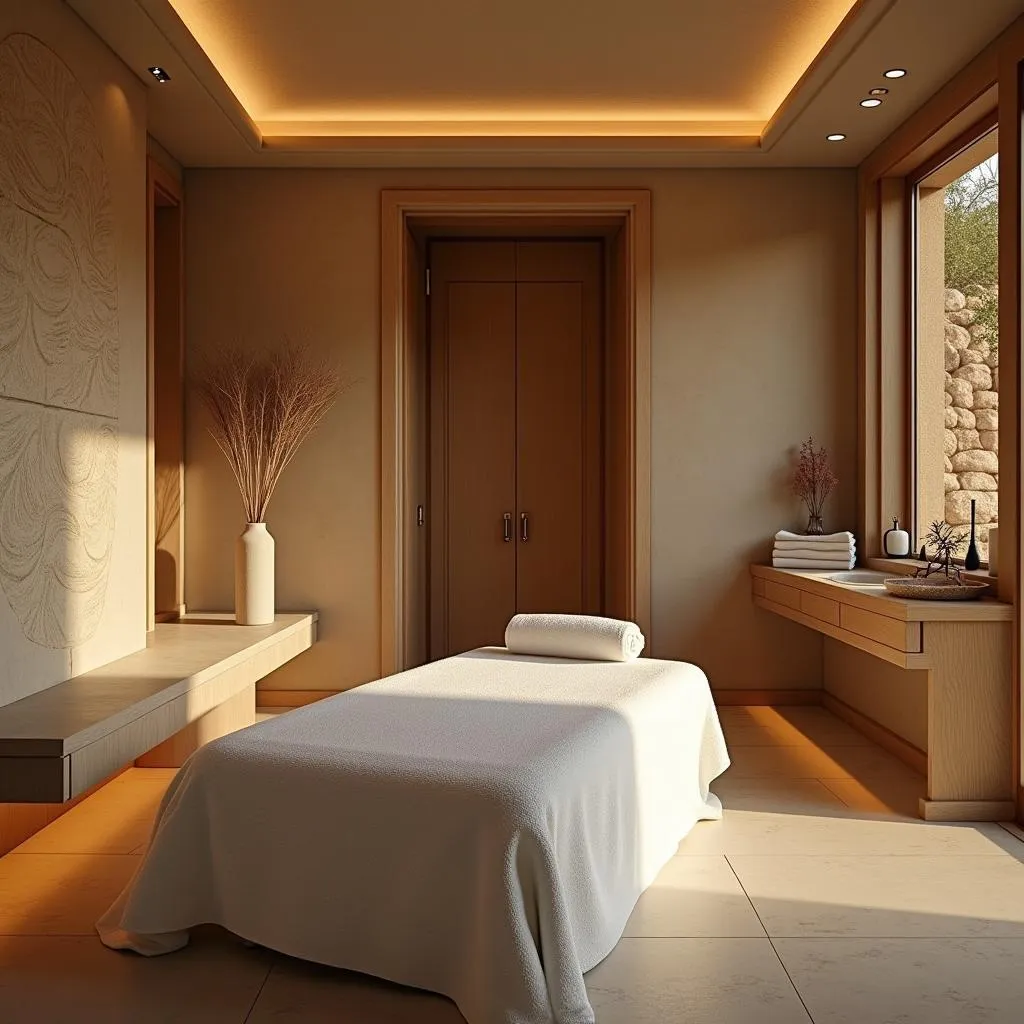 Luxurious Interior of Ahasees Spa