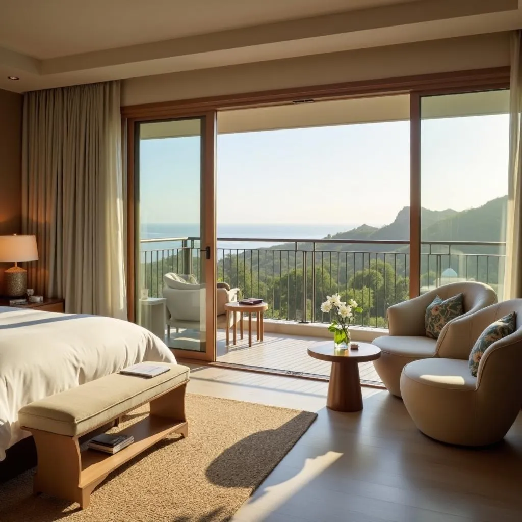 Luxurious accommodations at Alaya Spa Resort with serene views