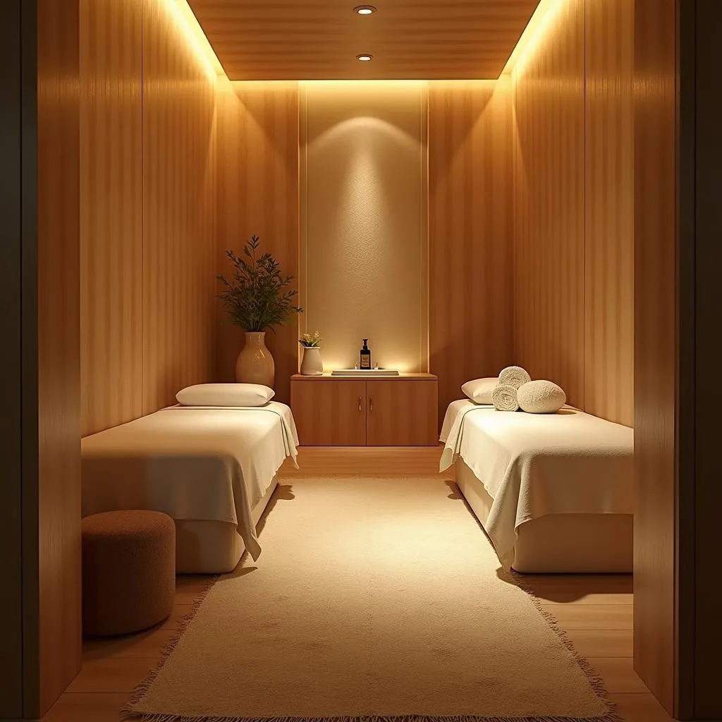 Tranquil Treatment Room at Amrita Spa