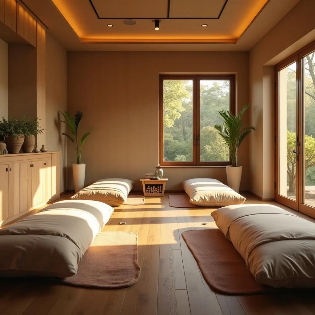 Peaceful Meditation Room at Applewood Spa