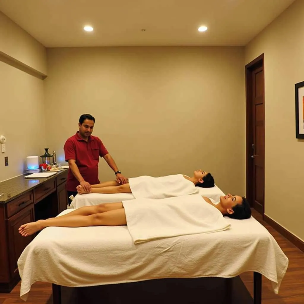 Relaxing Couple's Massage at Arcadia Hotel Coimbatore Spa