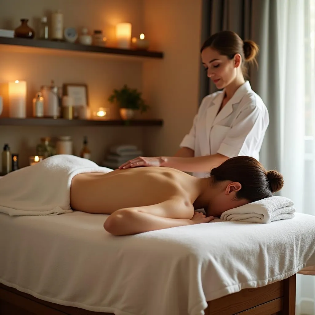 Relaxing Massage in Artistic Salon Spa