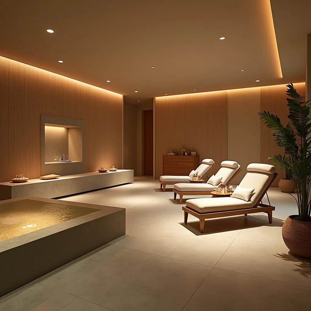 Tranquil Relaxation Area in an Attiva Spa