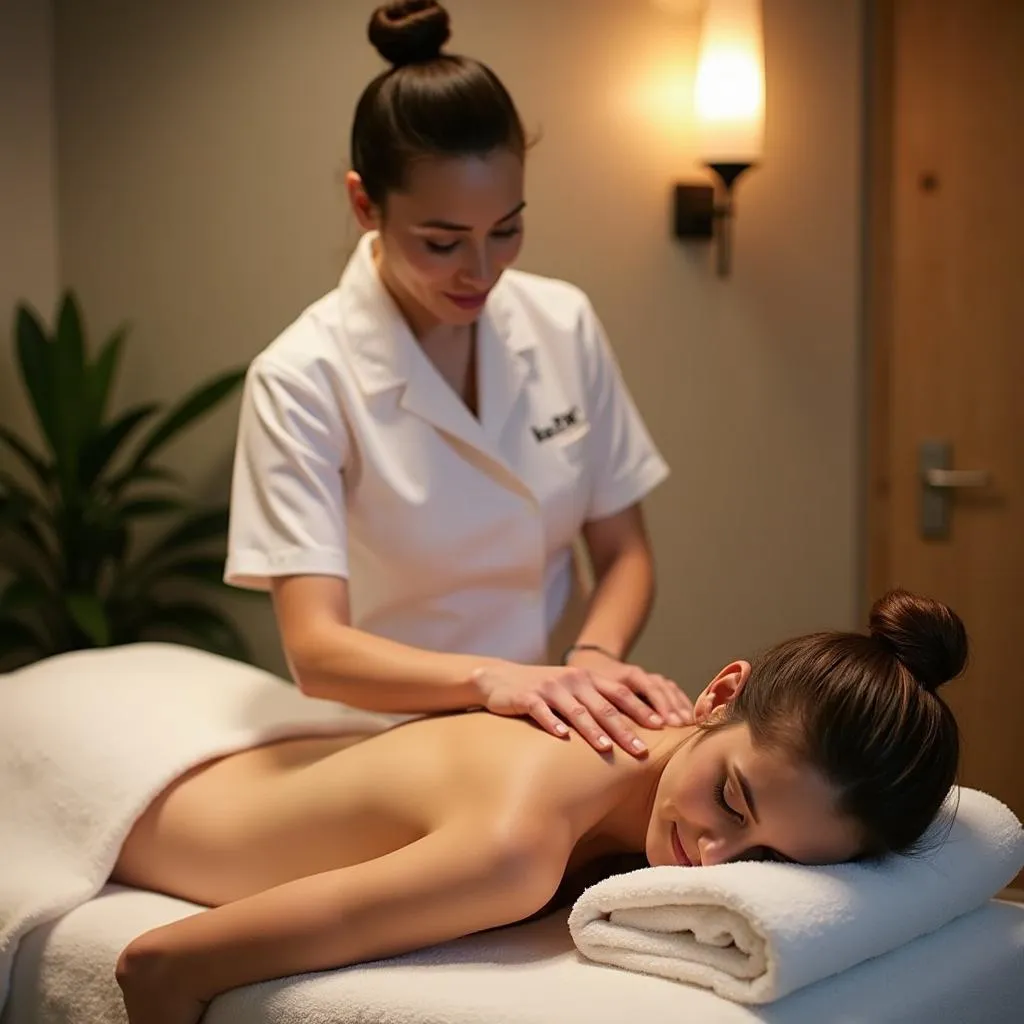 Enjoy a relaxing massage at a spa in Auckland.