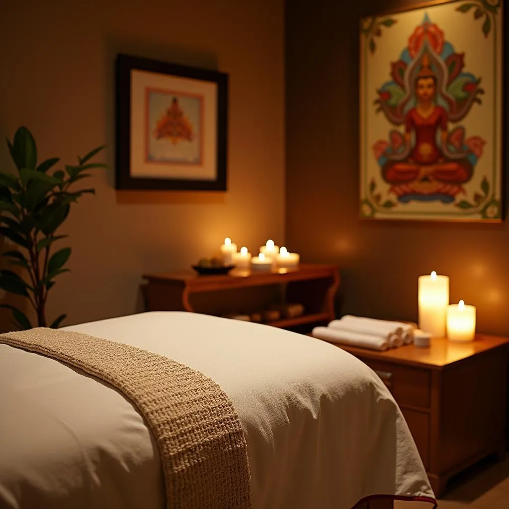 Treatment Room at Aura Thai Spa