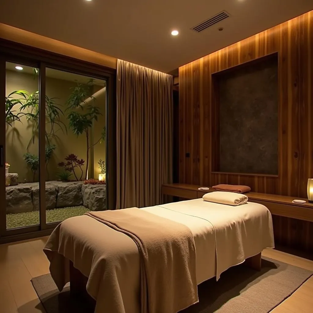 Luxurious Treatment Room at Aura Thai Spa Vijayawada