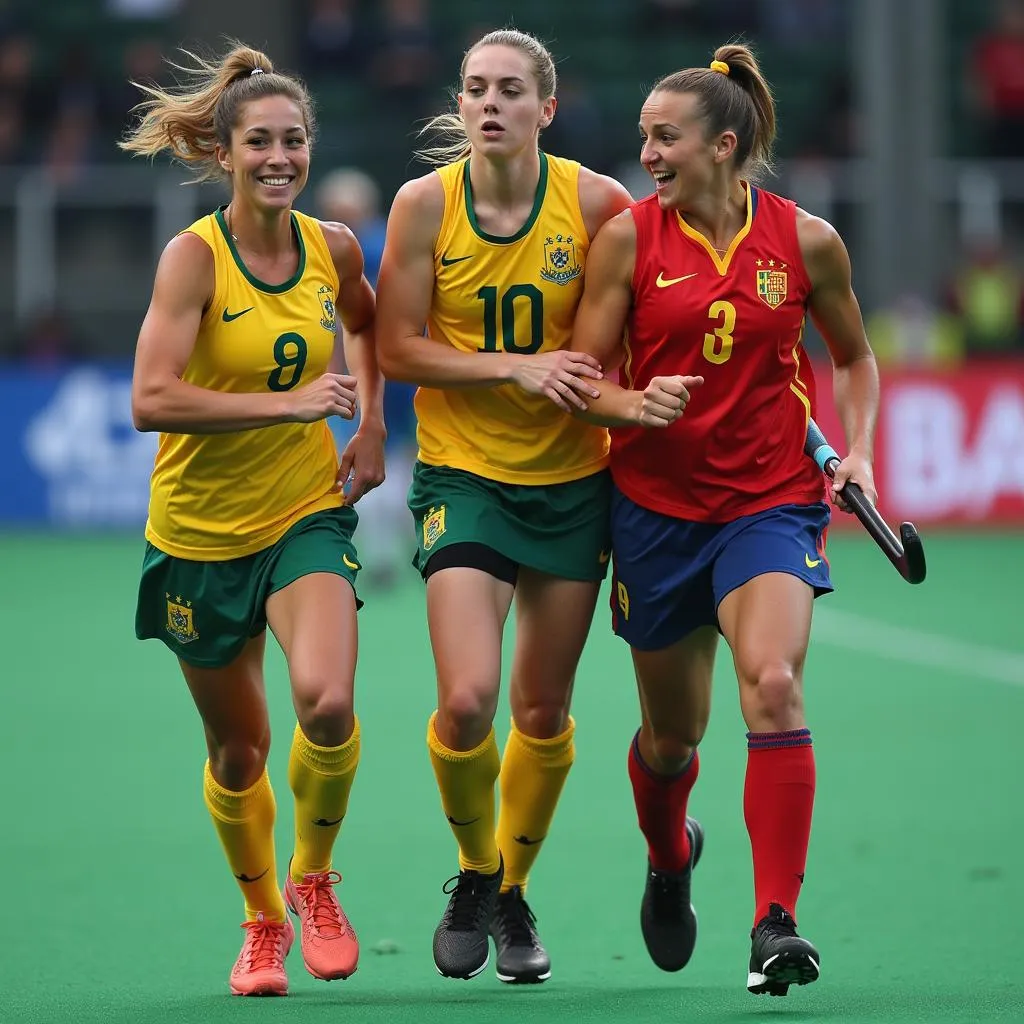 Australia vs Spain Hockey Match