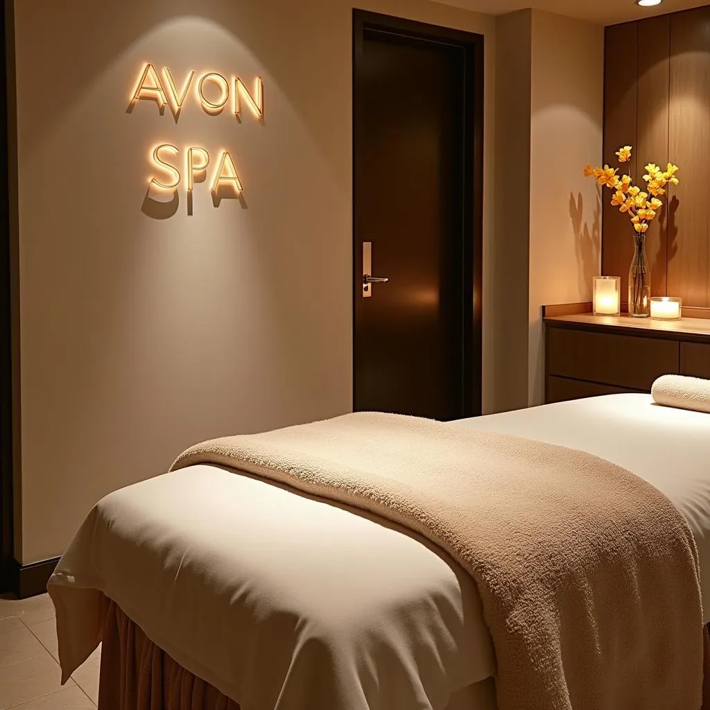 Luxurious Spa Treatment Room at Avon Thai Spa