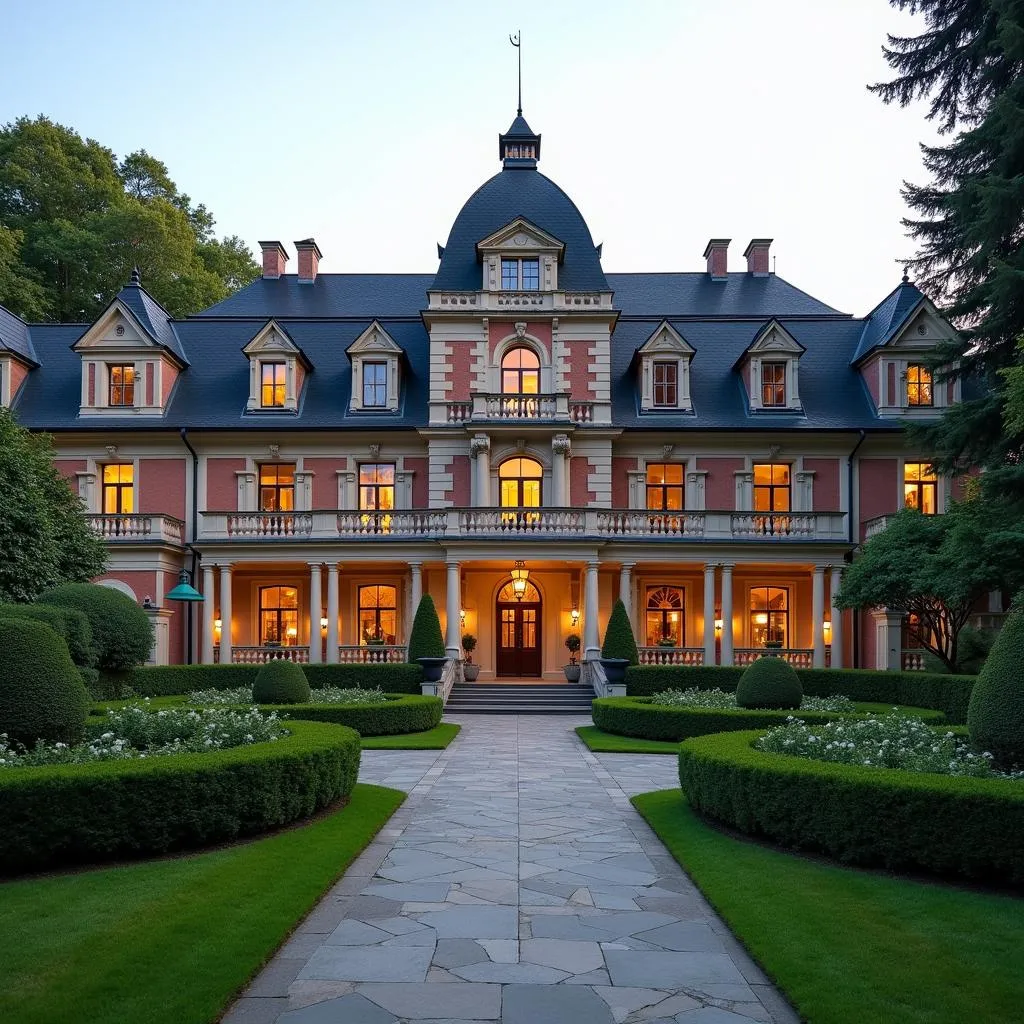 Luxurious Spa Exterior in Baden-Baden