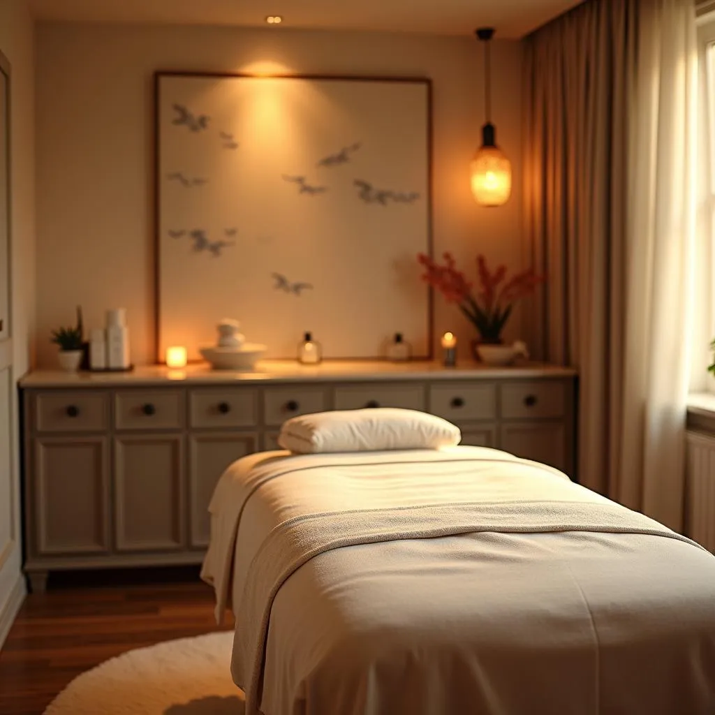 Serene Spa Treatment Room