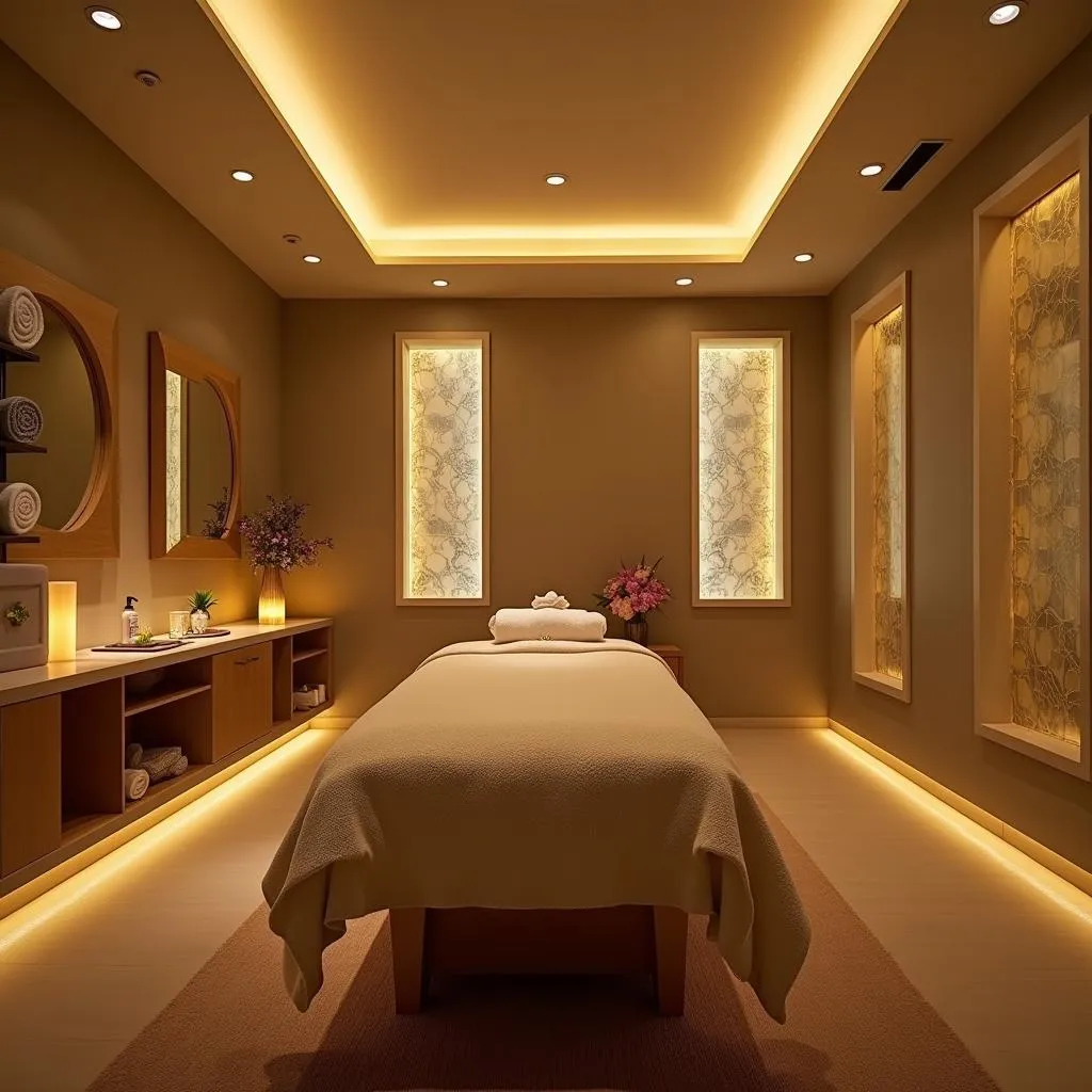 Tranquil Massage Room at Balaji Sarovar Spa