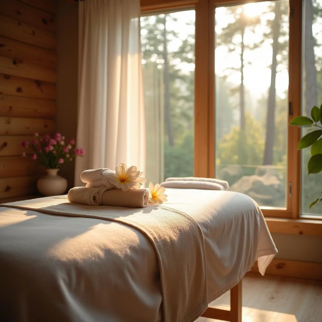 Luxurious Spa Treatment Room in BC