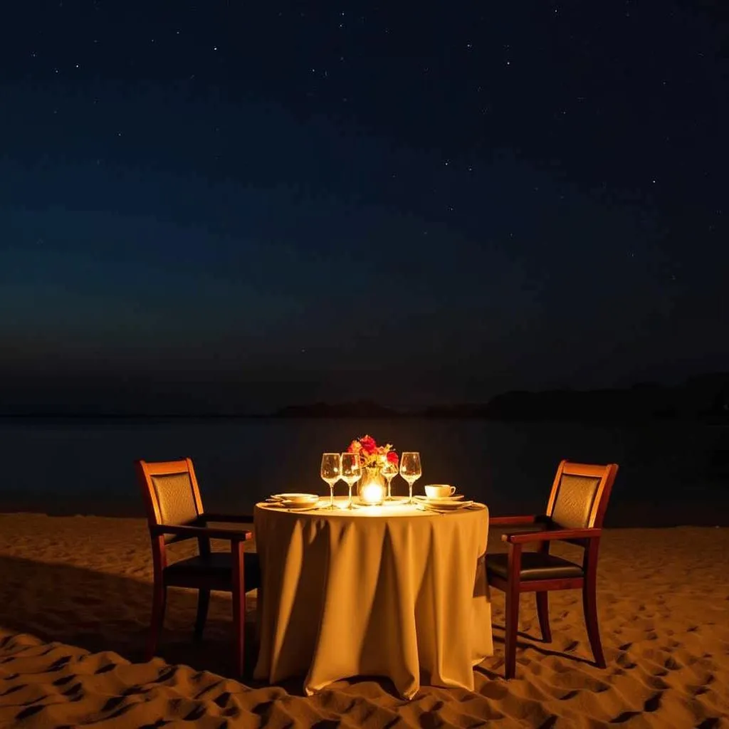 Beachfront Dining Experience at Shanaya Resort