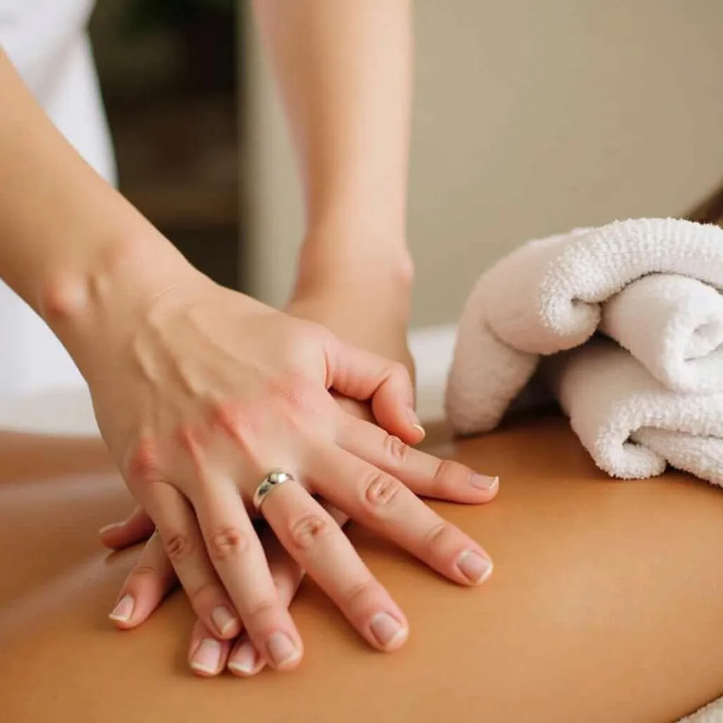 Relaxing spa setting with a focus on body treatments and aromatherapy