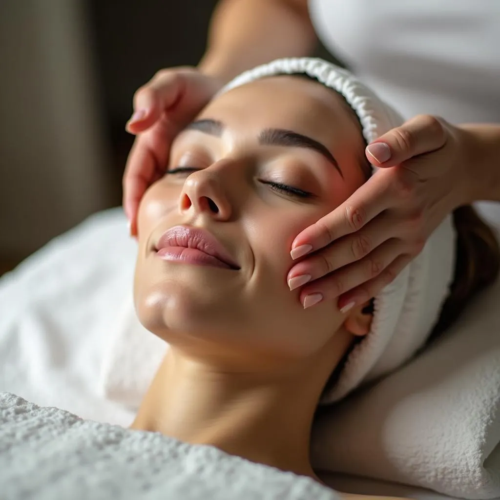 Relaxing Facial Treatment at Blue Buddha Spa