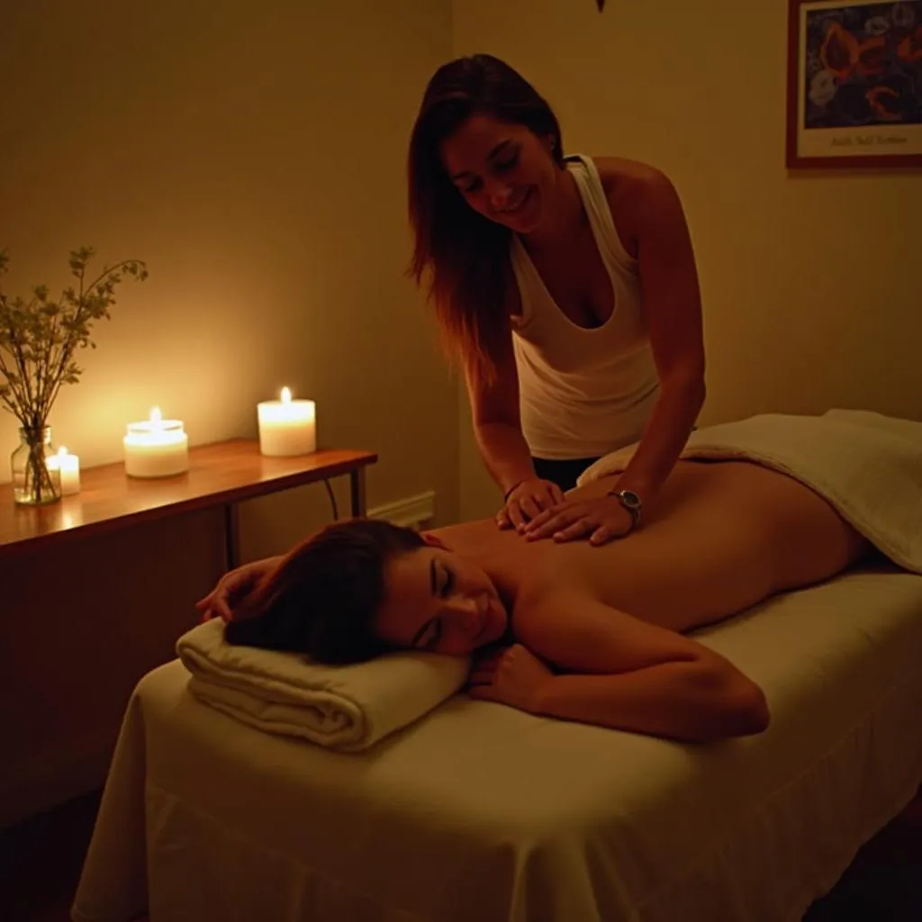 Relaxing Body Massage at All a Glow Spa Oshawa