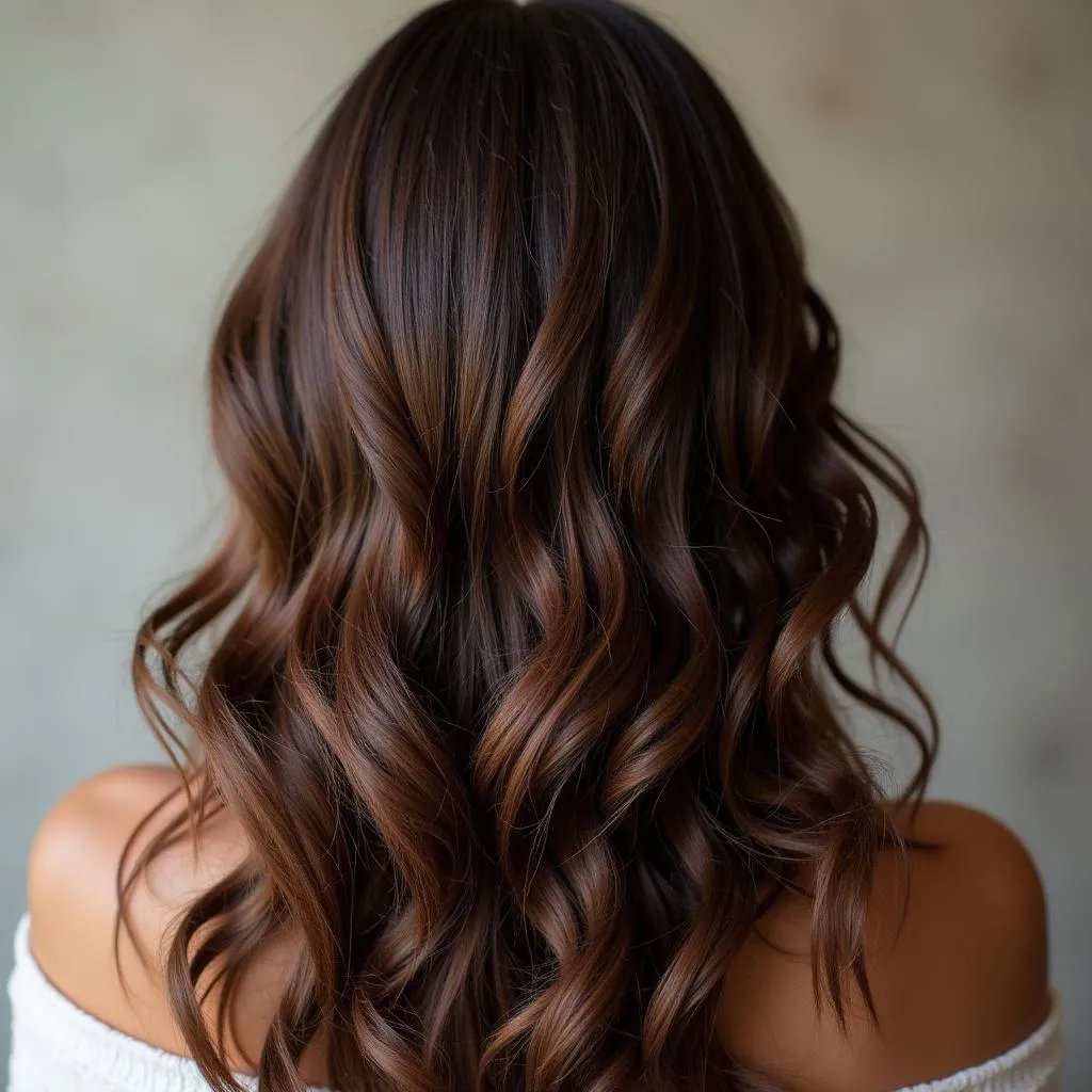 Close-up of Woman with Healthy, Shiny Hair