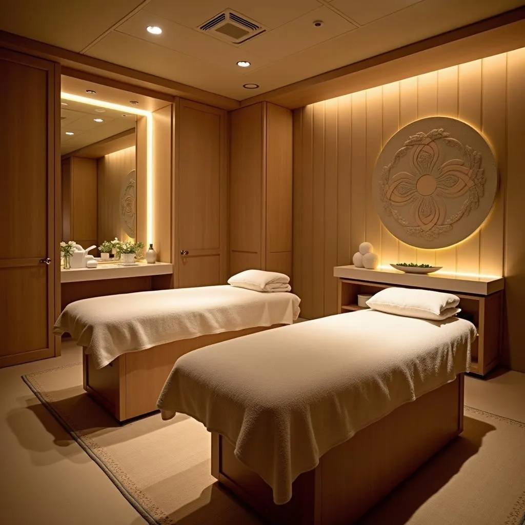 Serene Spa Treatment Room