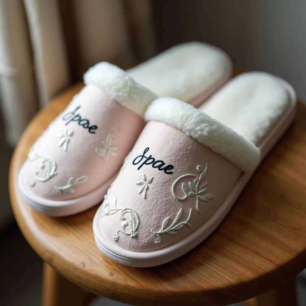 Step into Luxury with Custom Spa Slippers