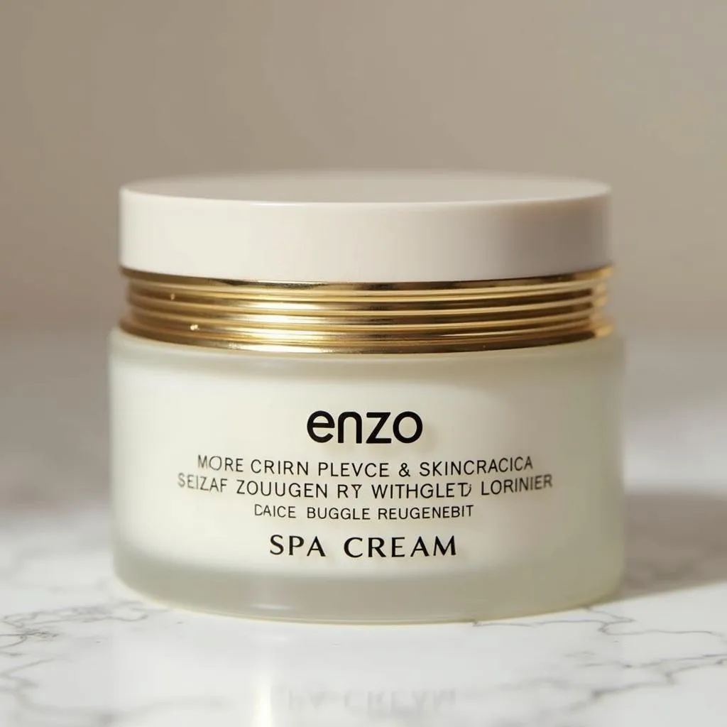 Enzo Spa Cream Packaging