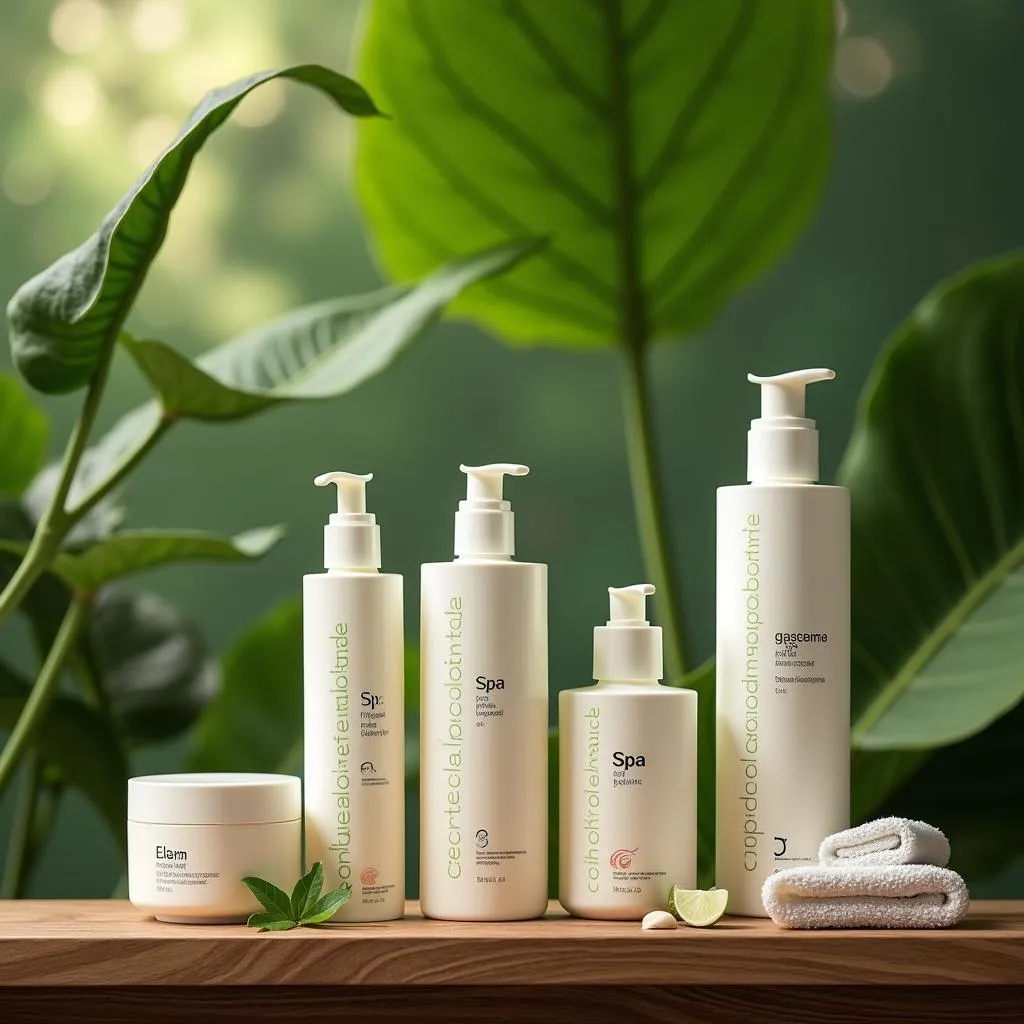 Luxurious spa products at The Fern Kesarval