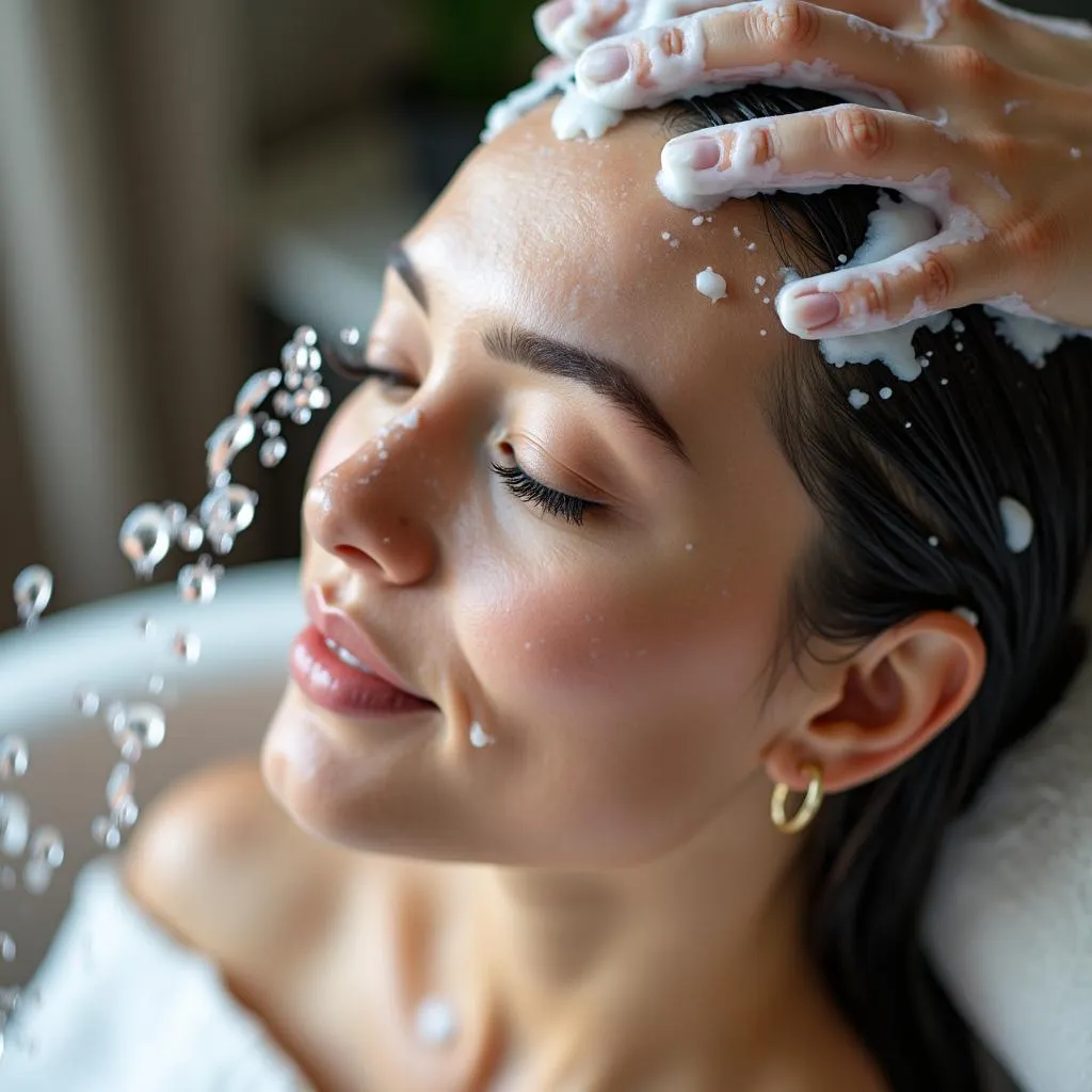 Gentle Hair Wash with Shampoo