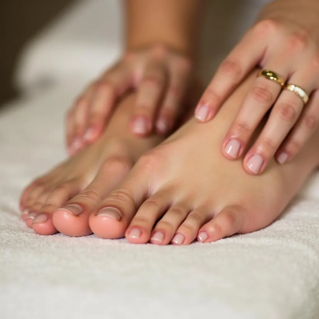 Hand and Foot Treatments at Golden Glow Spa Kharar