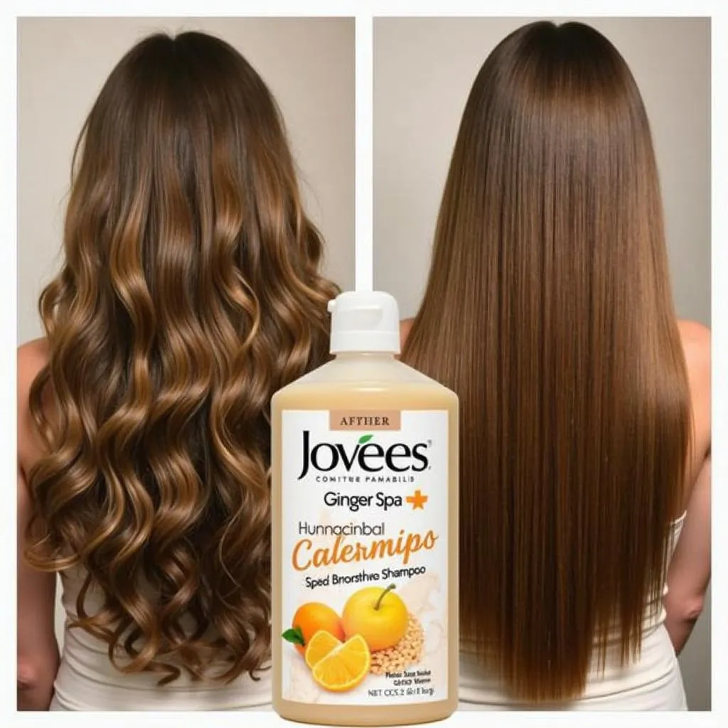 Healthy hair after using Jovees Ginger Spa Shampoo