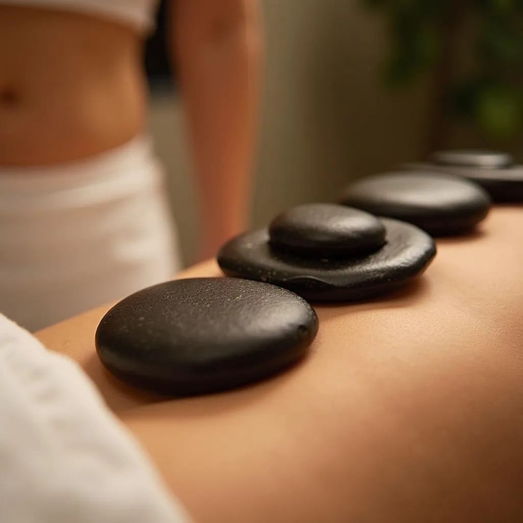 Hot Stone Massage Therapy at Green Day Spa