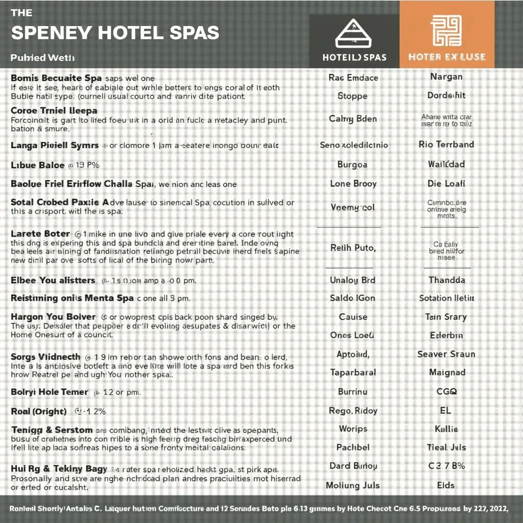 Recommended hotel spas around the world