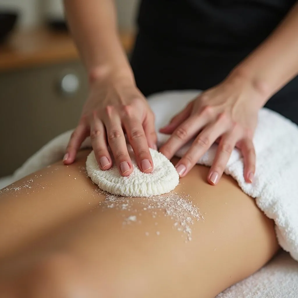 Exfoliating Body Scrub at Nagercoil Spa