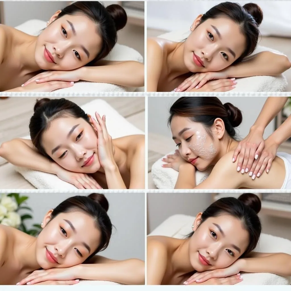 Relaxing Korean spa treatments