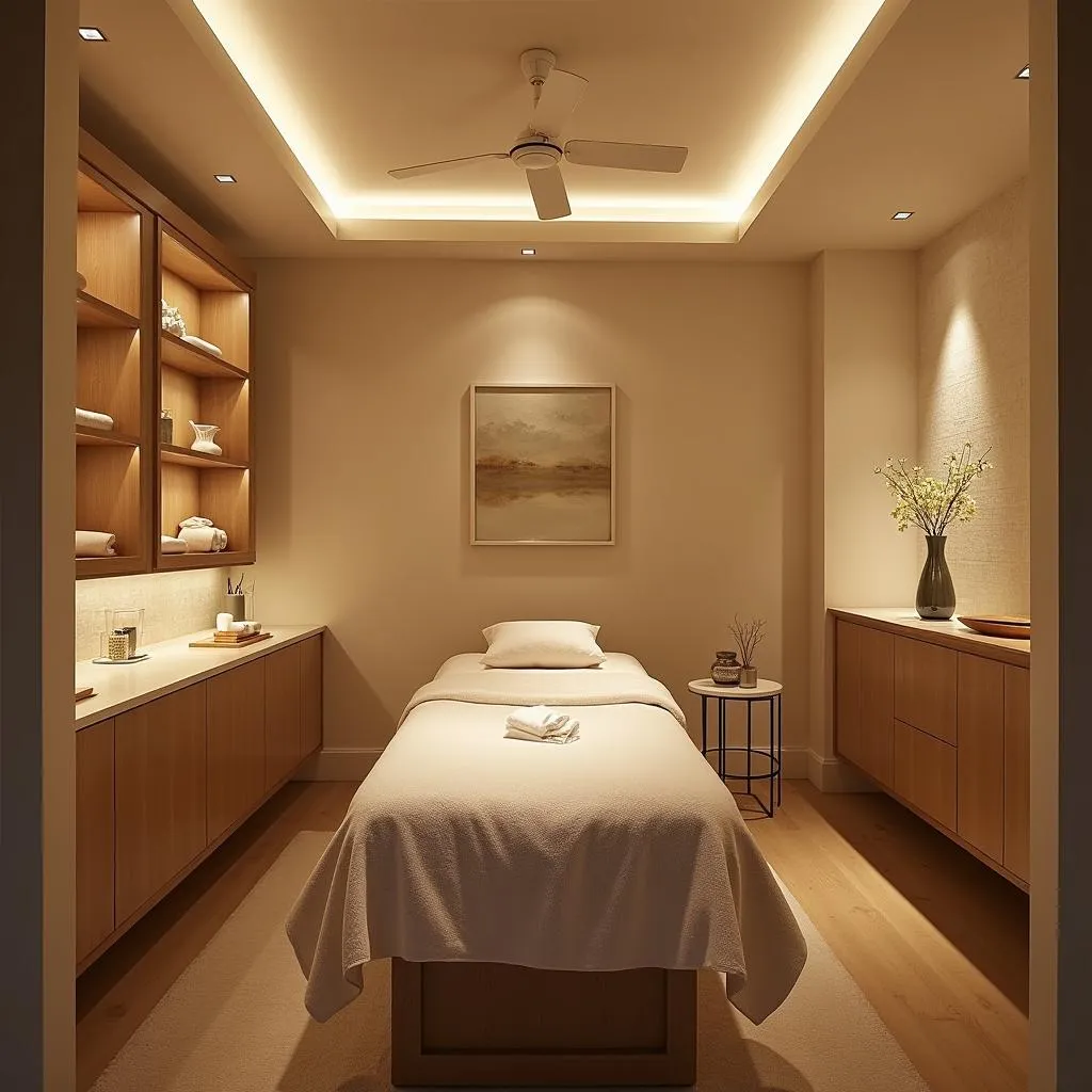 Luxurious and Serene LC2 Spa Treatment Room