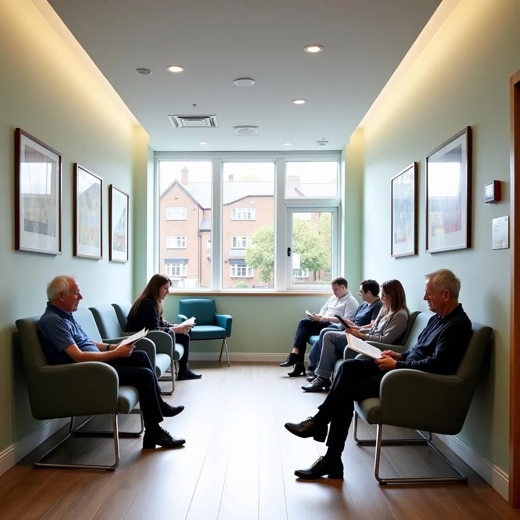 Leamington Spa NHS Waiting Area