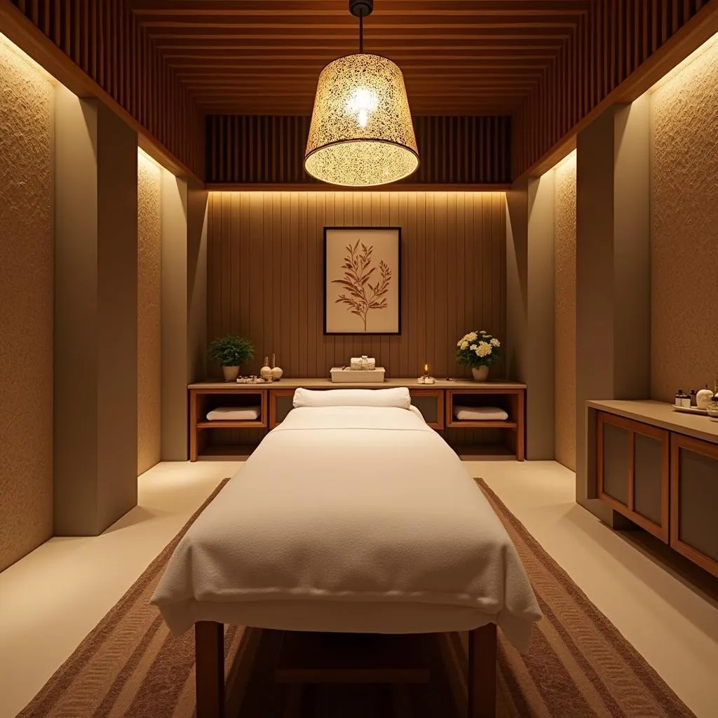 Luxurious Thai Massage Treatment Room