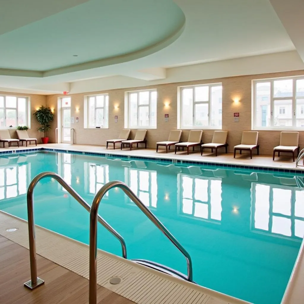 Relaxing Indoor Pool at Marriott Minsk Spa