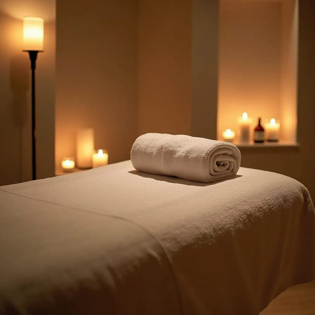 Serene Treatment Room at Marriott Minsk Spa