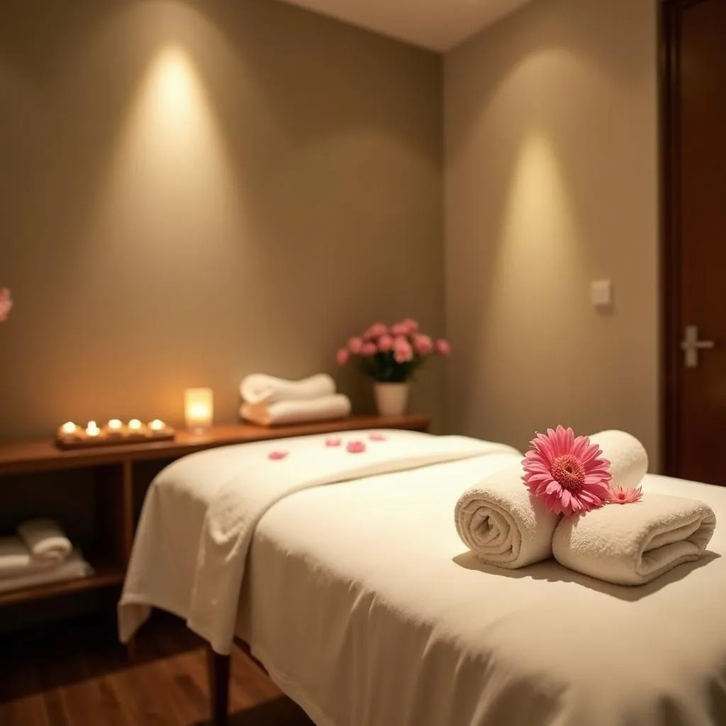 Tranquil Massage Therapy Room