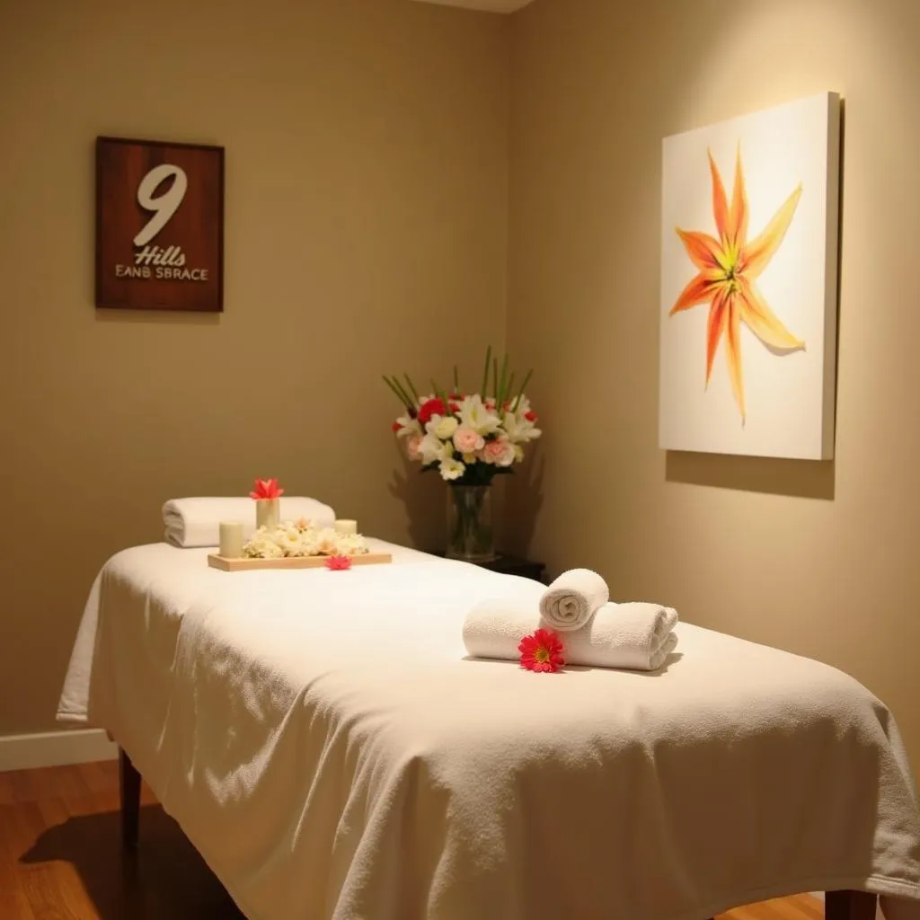 Tranquil Massage Therapy Room